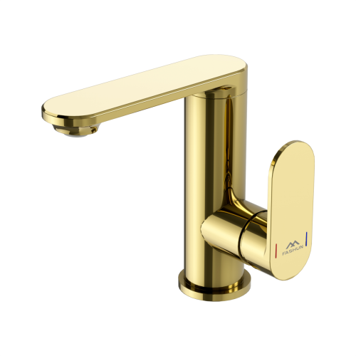 Смеситель Fashun A8885-35 на раковину золото - фото 2