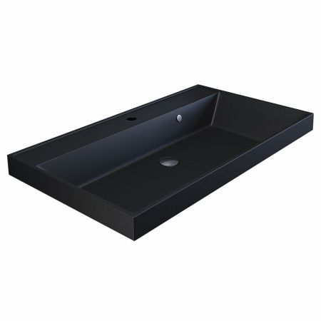 Тумба с раковиной Uperwood Tanos-Classic Quartz 3930421700 80х50 цвет черный