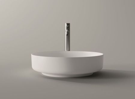 Раковина керамическая Alice Form 22420101 50х50 накладная цвет белый без отверстий под смеситель