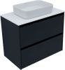 Тумба под раковину Allen Brau Activity 1.34004.AM 80х50 подвесная цвет черный
