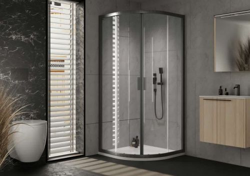 Душевая дверь Kolpa-San VENUS 660130 80х200 стекло прозрачное профиль серебро