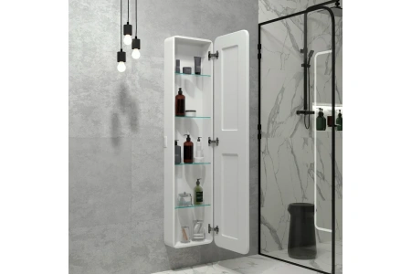 Шкаф-пенал Taliente Amato TA-CBled-L40160 40х160 подвесной цвет белый