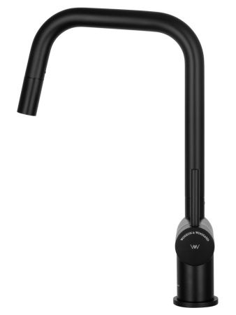 Смеситель для кухни Wonzon & Woghand WW-6018-MB на мойку черный