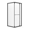 Душевой уголок Niagara Nova NG-6835-34BLACK 100х100 стекло прозрачное профиль черный без поддона