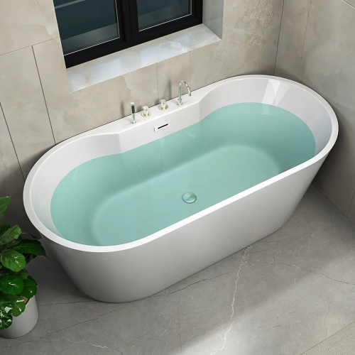Ванна акриловая Cerutti SPA CT7766 170х80 отдельностоящая овальная - фото 3
