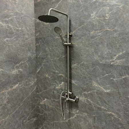 Душевая стойка Fixsen FX-9500N настенная цвет серый