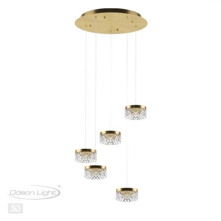 Люстра каскадная Odeon Light Fivre (Фивре) 5032/30L