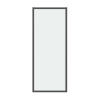 Боковая стенка Grossman Style 200.K33.05.100.21.00 100x195 стекло прозрачное профиль черный матовый