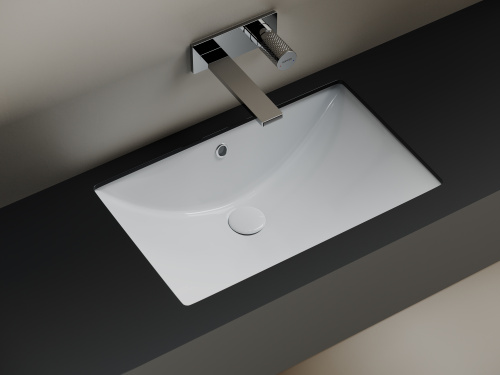 Раковина Ceramica Nova ERA 60 см CN6082 встраиваемая цвет белый - фото 4
