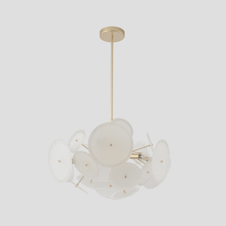 Люстра на штанге Crystal Lux Dandelion (Данделион) DANDELION SP6 GOLD