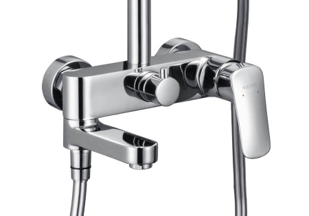 Душевая стойка Aquatek ВЕГА AQ2040CR настенная цвет хром