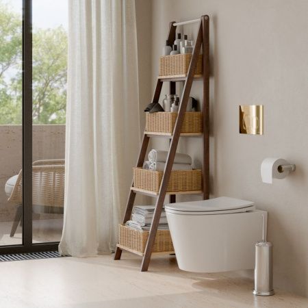 Комплект унитаз с инталляцией и клавишей смыва Iberica Blanca BURGOS ALTO IB001.BRA.234.836