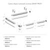 Соединитель профиля Denkirs Smart One (Смарт Оне) TR3043-AL