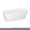 Ванна акриловая Wellsee Shell 281703000 170х75 отдельностоящая овальная с ножками