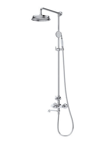 Душевая стойка Cezares LIBERTY LIBERTY-F-CVD-Т-01 настенная цвет хром с термостатом - фото 2