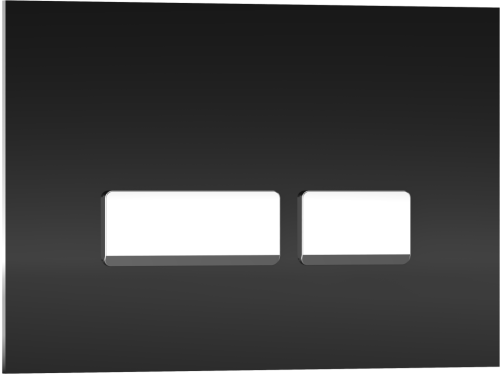 Клавиша смыва механическая Iberica Blanca CRYSTAL-R IB.B022.001.001 цвет черный - фото 2