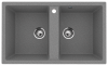 Кухонная мойка Ulgran Classic U-708-309 86х51 цвет темно-серый