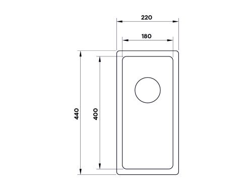 Кухонная мойка Ukinox Techno TEB180.400 -G-10P 40х18 цвет нержавеющая сталь поверхность брашированная - фото 3