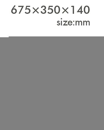 Раковина из сантехнического фарфора Orange B07-675W 70х40 накладная цвет белый