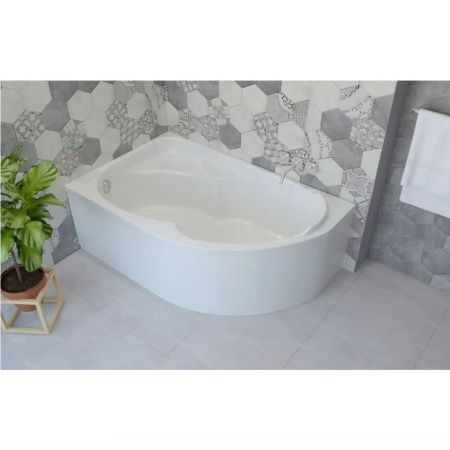 Ванна акриловая Lavinia Boho Grance Hill 3703170L 170х105 встраиваемая асимметричная без каркаса