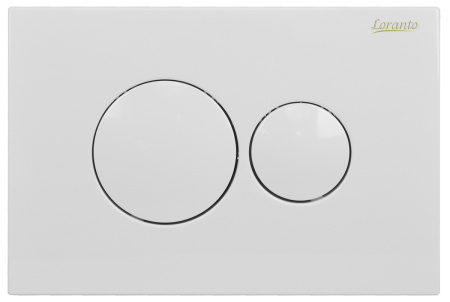 Клавиша смыва механическая Loranto 7310 цвет белый глянцевый Клавиша смыва механическая Loranto 7310 цвет белый глянцевый