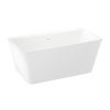 Ванна акриловая Wellsee Graceful Pro 230902000 150х75 отдельностоящая прямоугольная с ножками