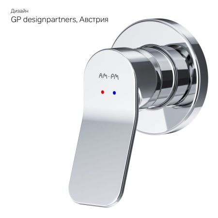 Смеситель для душа Am.Pm X-Joy F85A65000 встраиваемый в стену хром