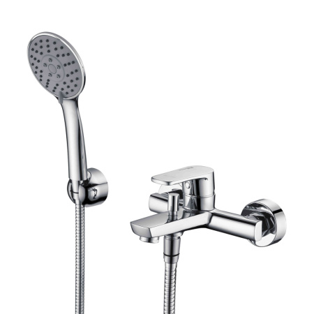 Смеситель для ванны и душа WasserKRAFT Dill 6100 6101 настенный хром