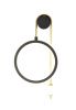 Бра Crystal Lux Corida (Цорида) CORIDA AP25W LED BLACK/GOLD