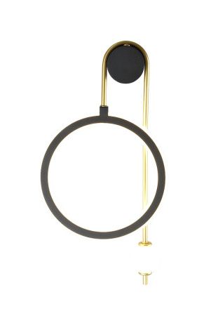 Бра Crystal Lux Corida (Цорида) CORIDA AP25W LED BLACK/GOLD