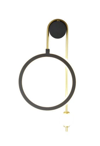 Бра Crystal Lux Corida (Цорида) CORIDA AP25W LED BLACK/GOLD - фото 3