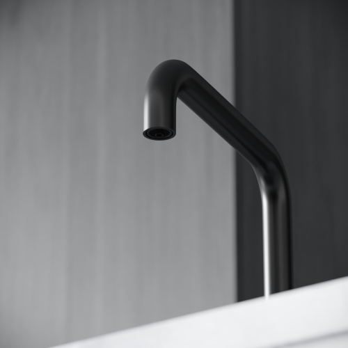 Смеситель для кухни Sancos Vela SC4013MB на мойку черный - фото 5