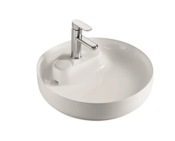 Раковина керамическая Art&Max AM3570-AS 42х42 накладная цвет белый