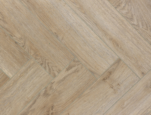 SPC ламинат CronaFloor Herringbone Дуб Лилль H007 Т070827 толщина 0,45 см 42 класс 640х128 - фото 2