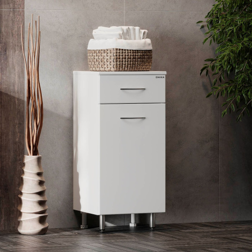 Тумба Onika Каприз 404014 40x34x87напольная цвет белый - фото 2 Тумба Onika Каприз 404014 40x34x87напольная цвет белый - фото 2