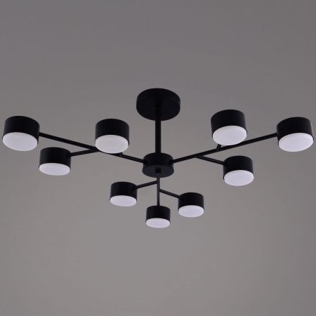 Люстра на штанге Reluce 03726-0.3-09 BK GX53