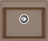 Кухонная мойка Granfest Vertex V-580 терракот 58х50 цвет коричневый поверхность матовая