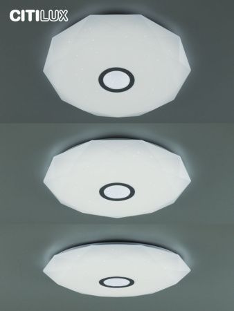 Люстра потолочная Citilux Диамант Смарт CL713A80G