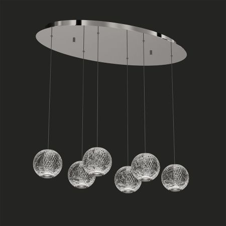 Люстра потолочная Delight Collection Elliot Diamante (Еллиот Диаманте) MD20001012-6A chrome