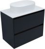 Тумба под раковину Allen Brau Activity 1.34012.AM 80х50 подвесная цвет черный