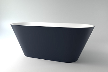 Ванна из искусственного камня Holbi SELENA 1.01.006.11.2 161х68 отдельностоящая овальная