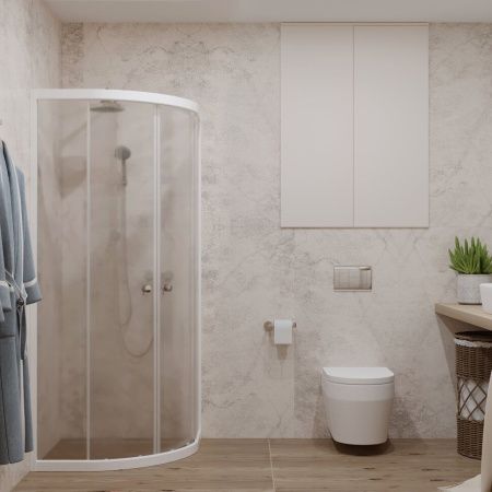 Душевой уголок Тритон Ультра Щ0000064832 100х100 стекло прозрачное профиль белый без поддона