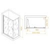 Душевой уголок RGW Passage 060814227-11 120х70 стекло прозрачное профиль хром без поддона