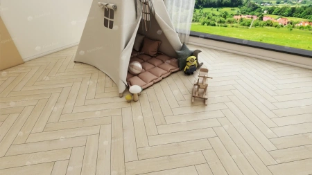 Ламинат Alpine Floor Herringbone 10 LF107-03 Дуб Лацио толщина 1 см 33 класс 600х100