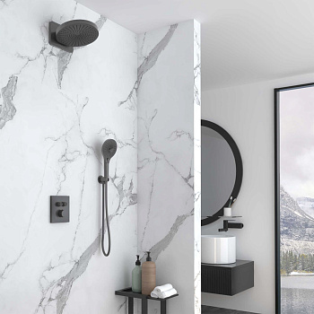 Душевая система Vincea Inspire VSFW-3I21MT1GM встраиваемая в стену с термостатом