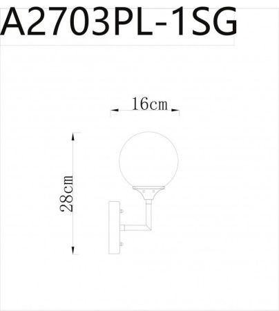 Бра Arte Lamp MARCO (МАРЦО) A2703AP-1SG