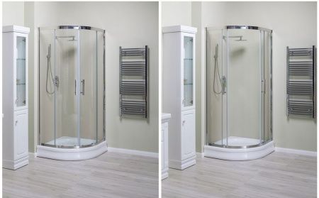 Душевой уголок Aquanet Delta NPE2142 100х100 стекло прозрачное профиль хром без поддона