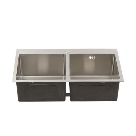 Кухонная мойка Melana ProfLine DS8045H 80х45 цвет серый поверхность матовая