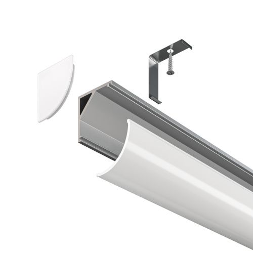 Алюминиевый профиль накладной угловой Maytoni Led Strip ALM008S-2M - фото 5