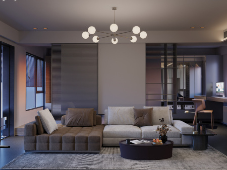 Люстра на штанге Kutek Mood Abano (Абано) ABA-ZW-8(N)II